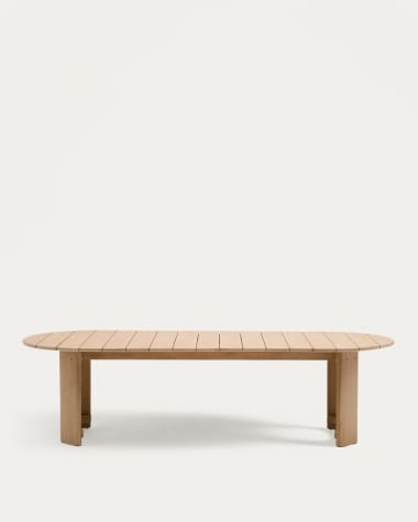Xoriguer table made of solid eucalyptus wood, 280 x 110 cm, FSC 100%