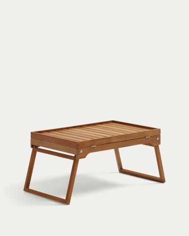 Mani klappbares Tablett aus massivem Akazienholz FSC 100%