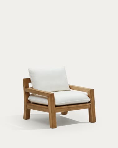 Πολυθρόνα Forcanera, μασίφ ξύλο τικ