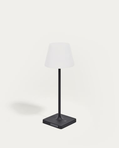 Outdoor Aluney table lamp in black finish