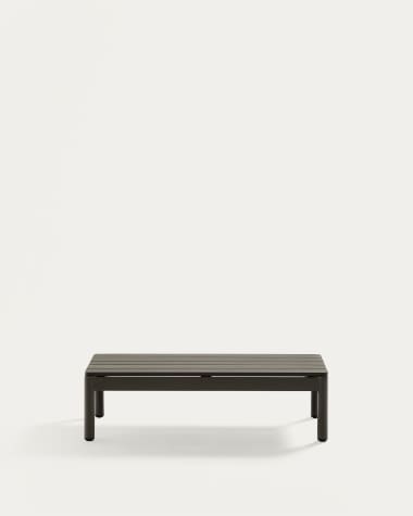 Sorells coffee table in green aluminum 52,4 x 91 cm