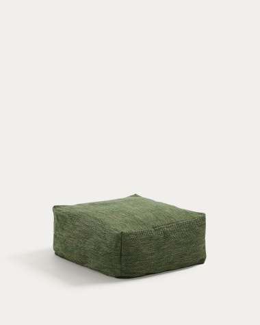 Pouf Vedell 100% PET green 60 x 60 x 30cm