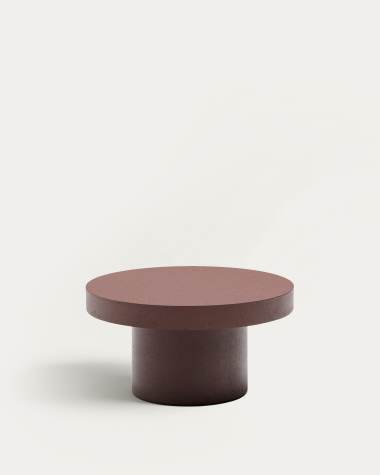 Aiguablava terracotta cement coffee table Ø90cm