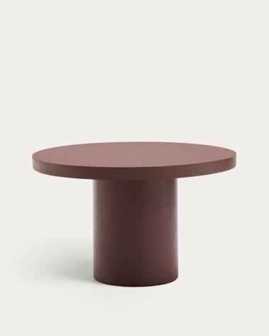 Aiguablava terracotta cement round table Ø120cm