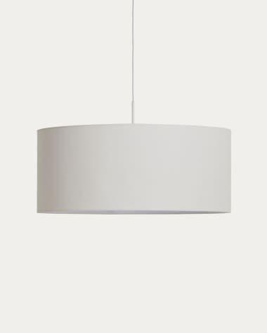 Niani ceiling lamp shade in ivory cotton Ø60cm