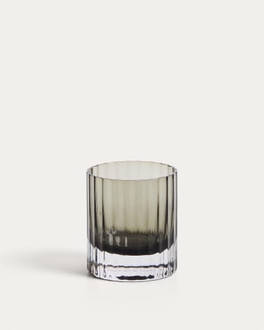 Clarien grey glass cup, 30 cl