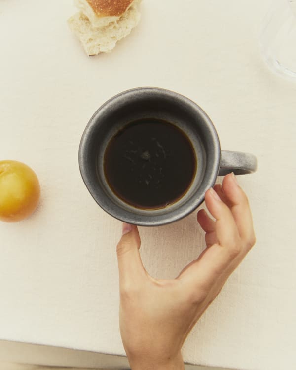 Blue ceramic Dovec cup