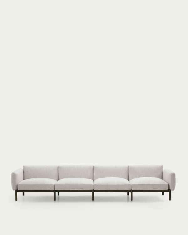 Sorells cushion in grey 75 x 50 cm
