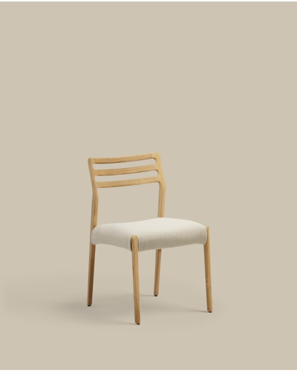 Cover for the Cudia chair in beige chenille