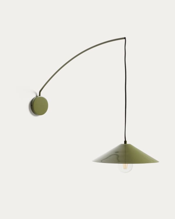 Kally — métal peint vert orientable