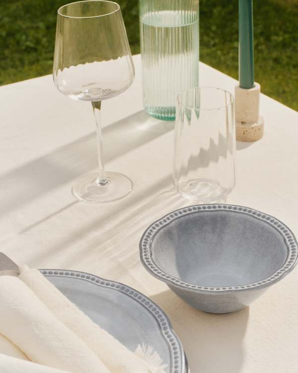 Blue ceramic Dovec bowl