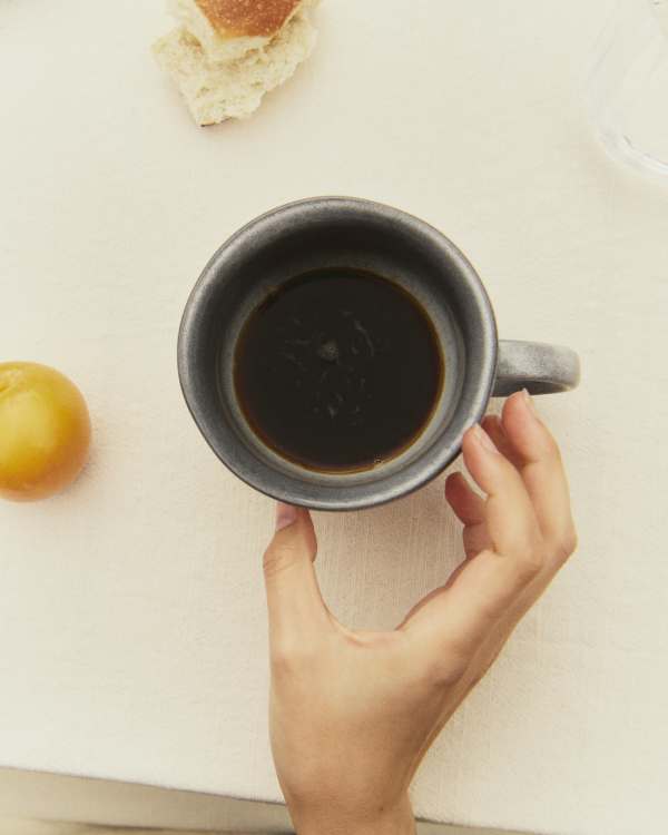 Blue ceramic Dovec cup