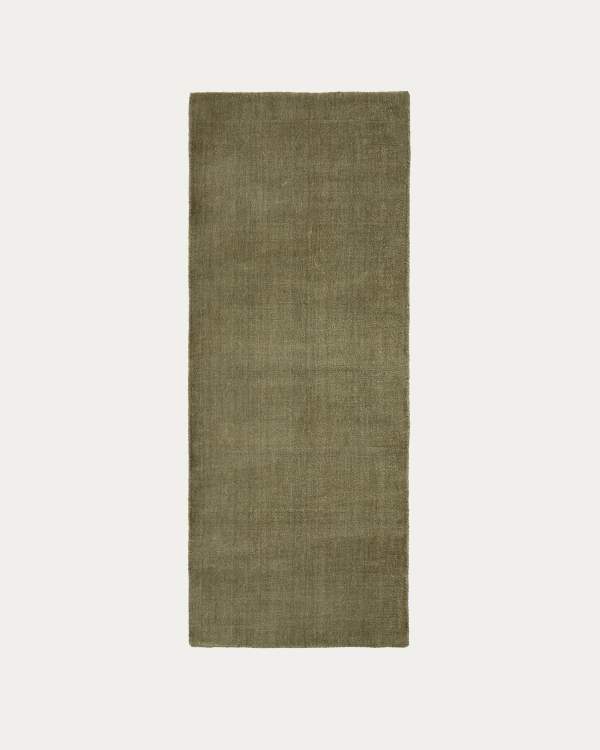Empuries green runner rug 80 x 200cm