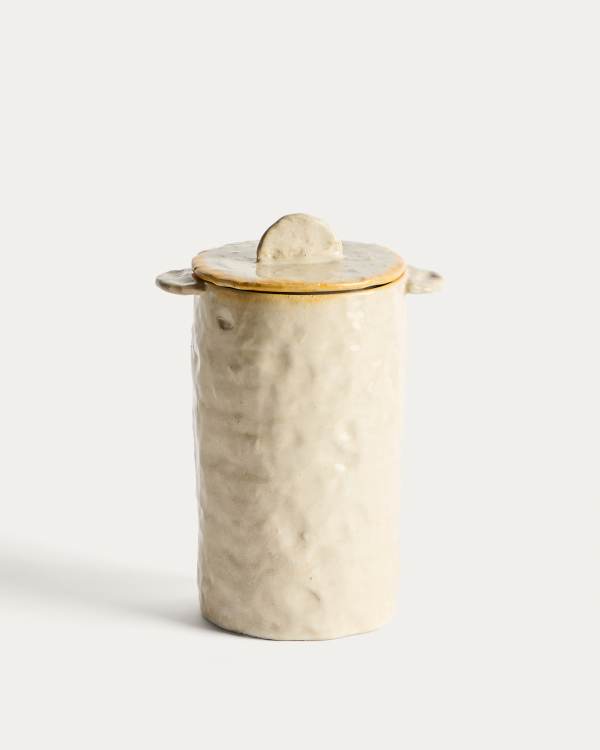 Belor white ceramic pot 22cm
