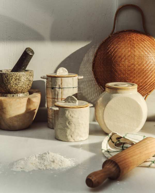 Belor white ceramic pot 13.5cm