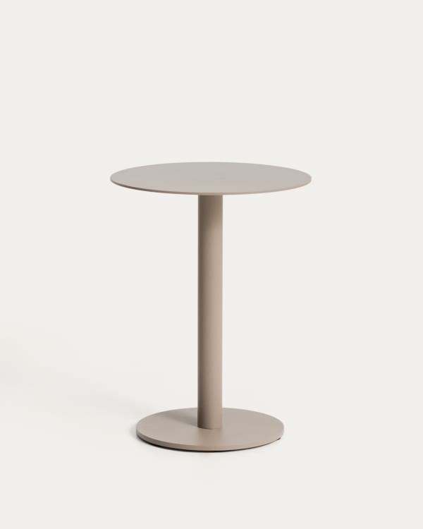 【グリニッチ】greeniche Cafe Table ｜55cm × 55cm Asinara graphite aluminium side table Ø40cm | Kave Home