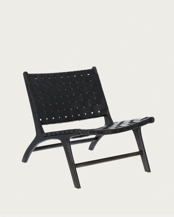 Black Calixta armchair