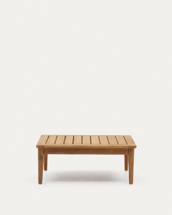 Portitxol Couchtisch aus massivem Teakholz 80 x 80 cm