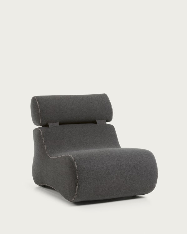 Club armchair in black