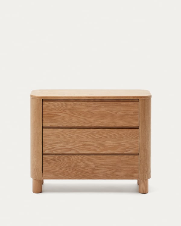 Salaya Chest of Drawers made of FSC Mix Credit Ash Plywood 120 x 80 cm