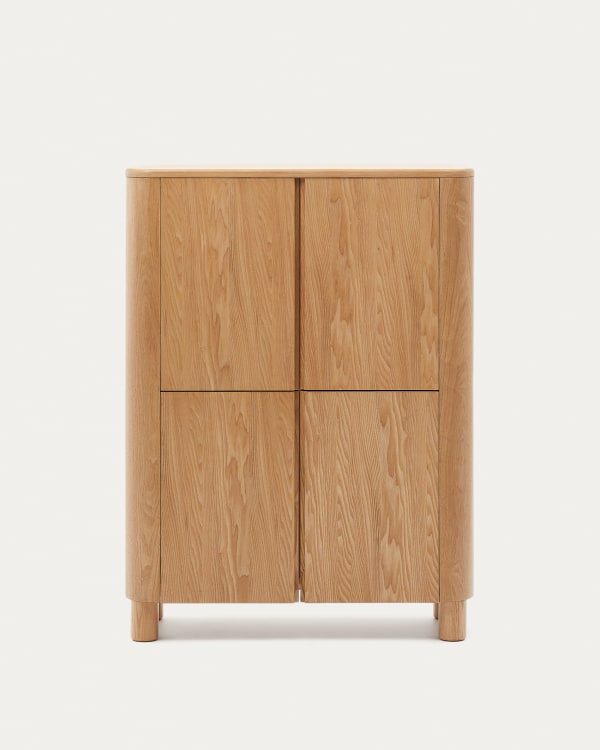 Salaya tall sideboard ash plywood FSC Mix Credit, 100 x 134 cm