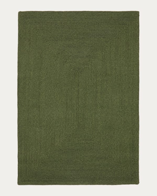 Rug Despas in synthetic fibers green 160 x 230 cm