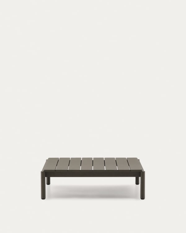 Sorells coffee table in green aluminum 89 x 91 cm