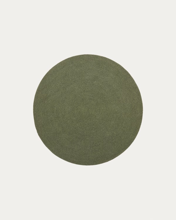 Teppich Despas aus synthetischen Fasern grün Ø150 cm