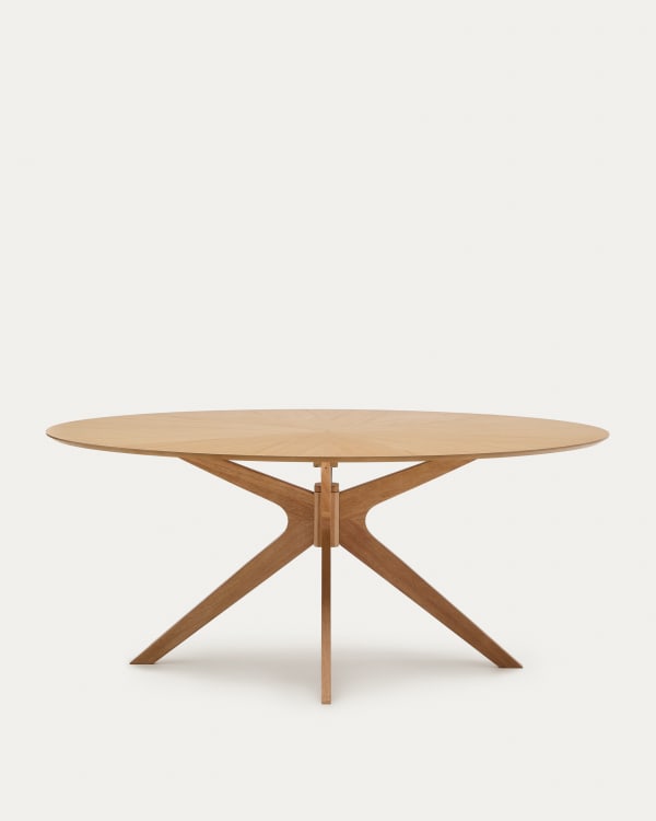 Naanim Tisch aus Eichenfurnier 180 x 110 cm