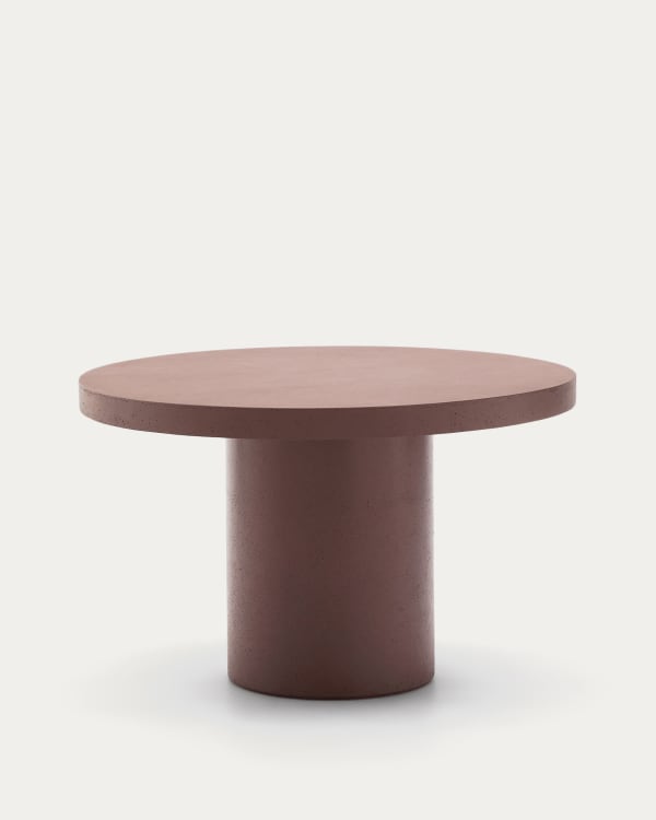 Aiguablava terracotta cement round table Ø120cm