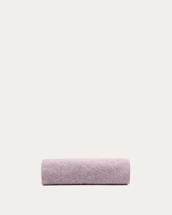 Kaeli purple footrest cover Ø43cm