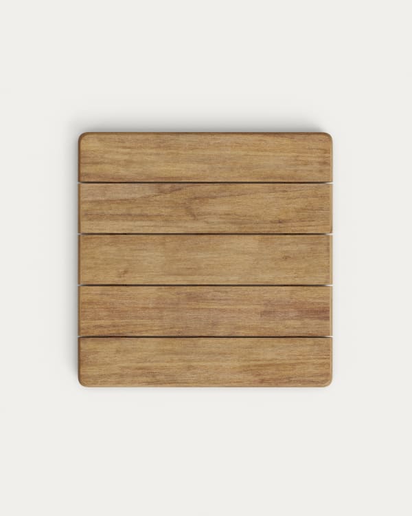 Sobre de mesa Saura de de madera de acacia acabado natural 70 x 70 cm FSC 100%