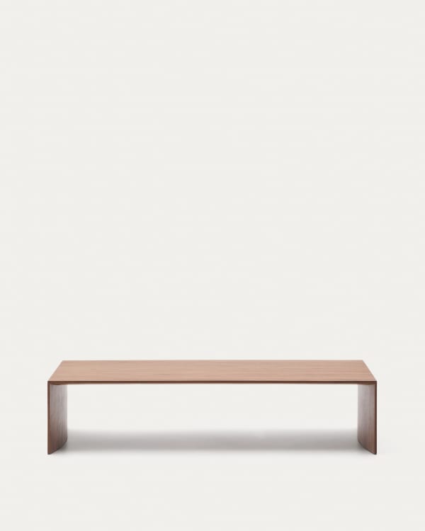 Litto walnut veneer coffee table, 140 x 70 cm