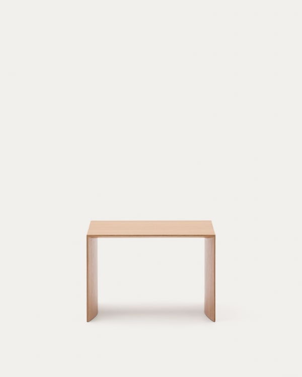 Litto oak veneer side table, 55 x 40 cm