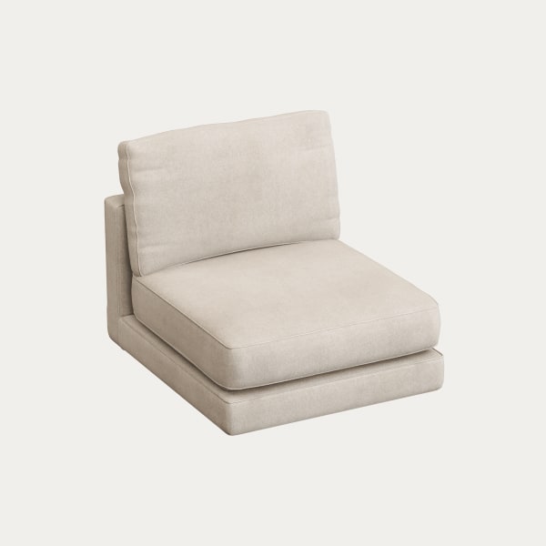 Gala Sofa-Modul Mitte 1-Sitzer Individuell beige