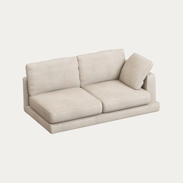 Gala sofa module 3-seater right beige