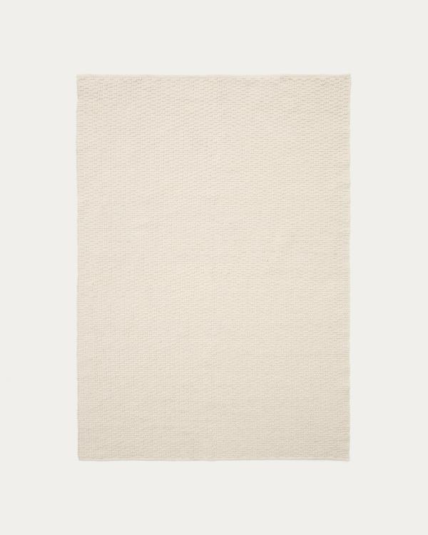 Dywan bawełniany Mascarell biały 160 x 230 cm