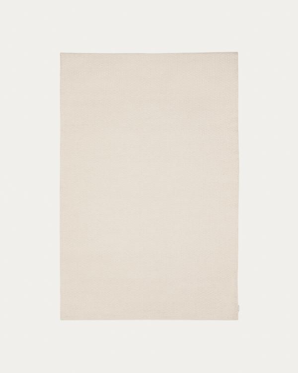 Dywan Mascarell bawełna i poliestru biały 200 x 300 cm