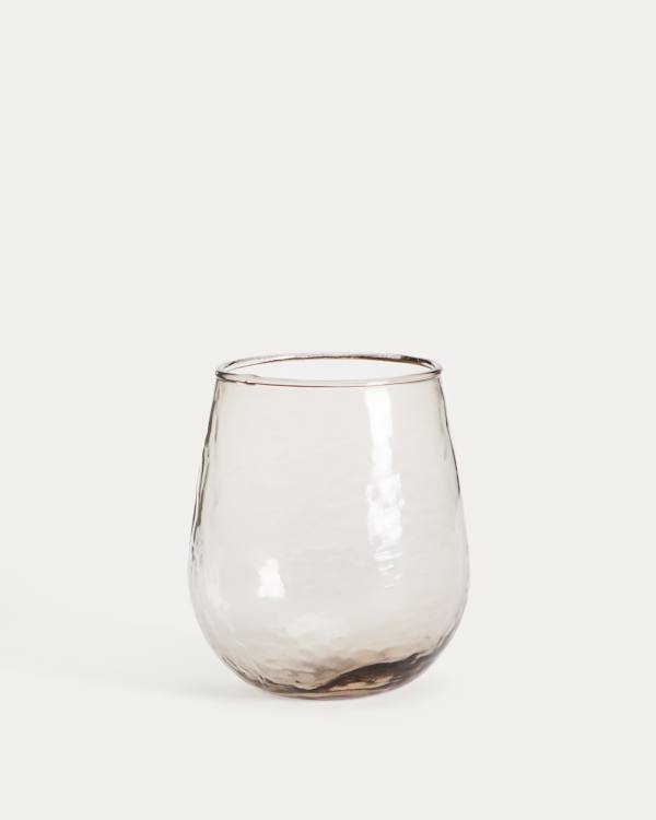 Sileia bruin glas van gerecycled materiaal