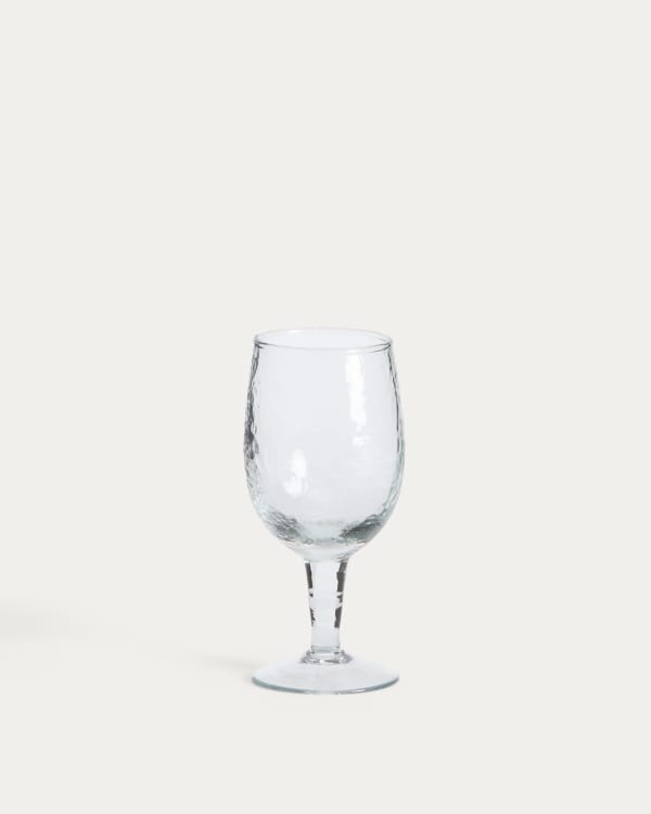 Weinglas Sileia aus transparentem Recyclingglas