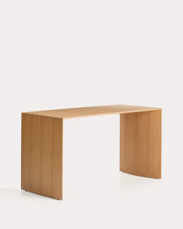 Litto work desk in oak veneer FSC Mix Credit 140 x 60 cm