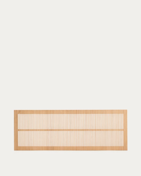 Beyla solid oak wood headboard for 180cm bed FSC 100%