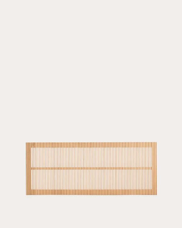 Beyla solid oak wood headboard for bed up to 160 cm FSC 100%