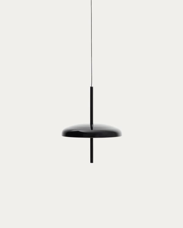Porte black aluminium portable ceiling lamp Ø 16 cm