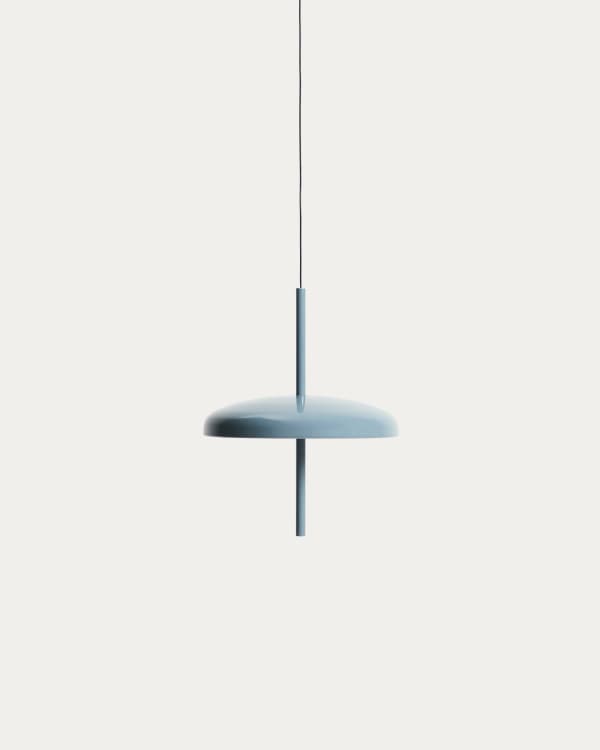 Porte blue aluminium portable ceiling lamp Ø 16 cm