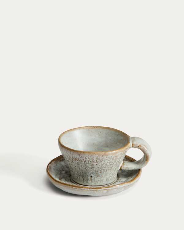 Alenia brown ceramic mug