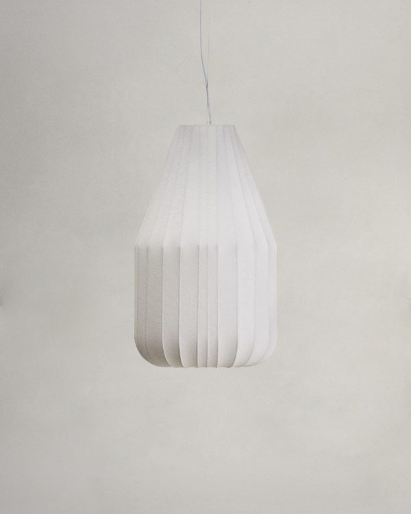 Somar ceiling lamp made with synthetic fibres and steel rods Ø30cm