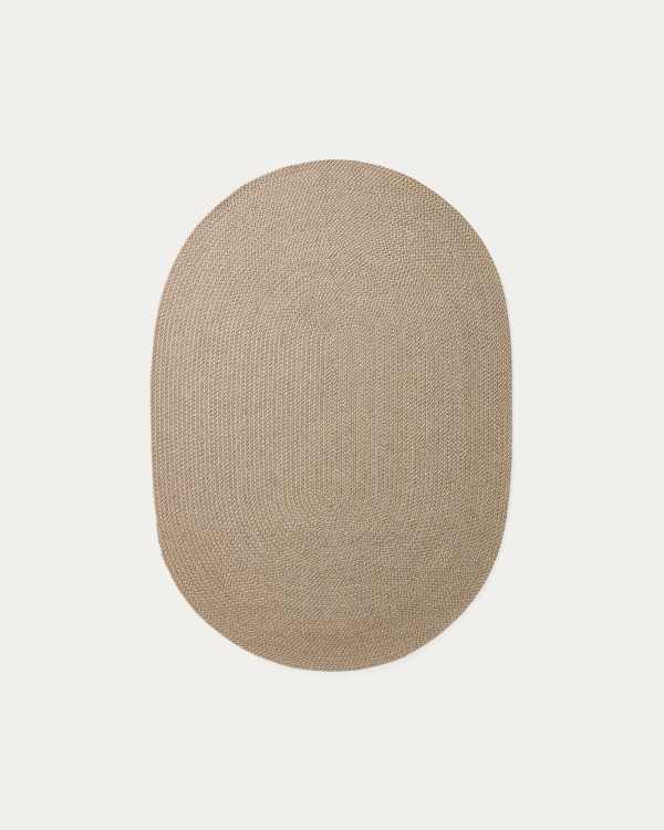Despas beige synthetic fibre rug 200 x 300cm