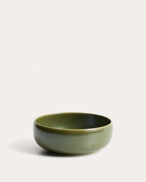 Uilo small green ceramic bowl