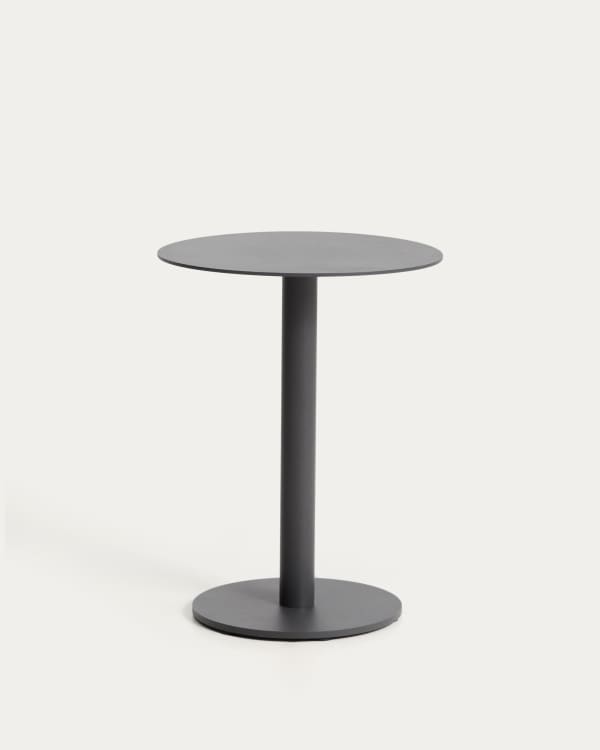Asinara graphite aluminium side table Ø40cm